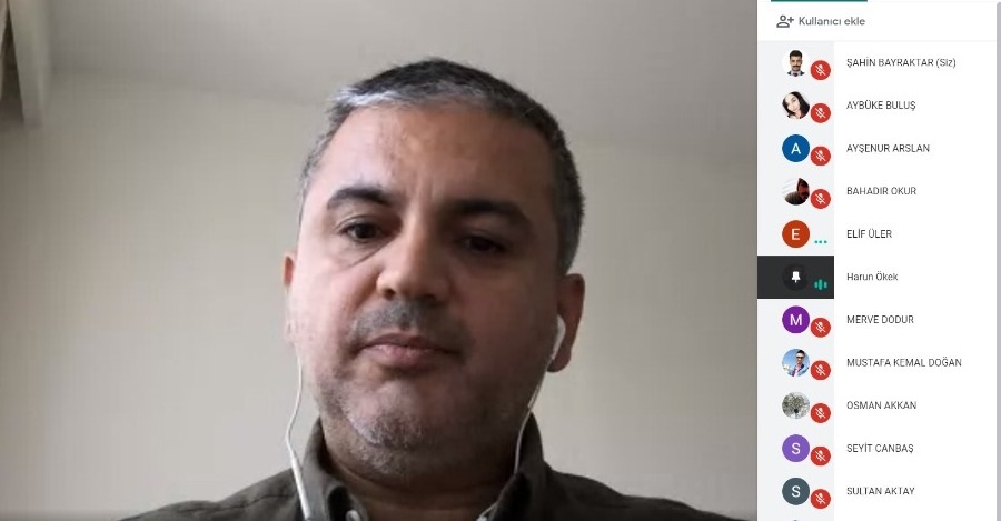 Yüksekokulumuz öğrencileriyle uzaktan canlı söyleşi gerçekleştirildi.